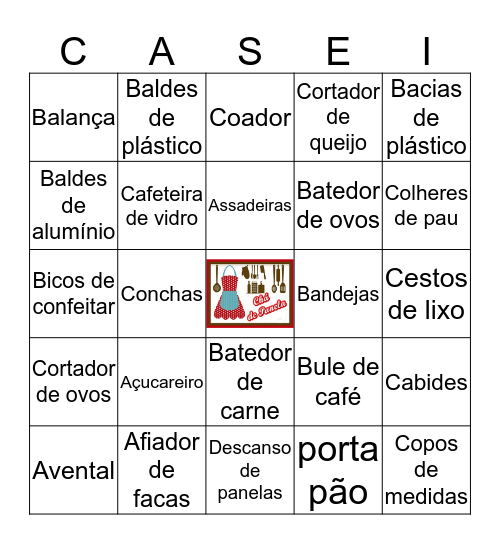 CHÁ DA BAYANE Bingo Card