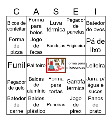 CHÁ DA BAYANE Bingo Card