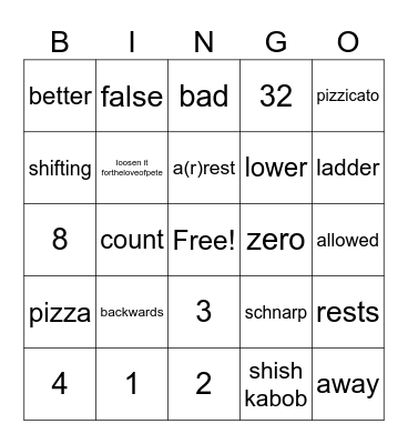 Scale Club Bingo! Bingo Card