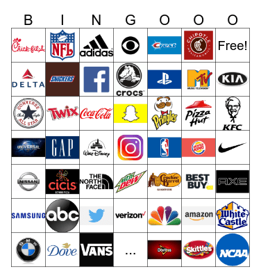 LOGO BINGO! Bingo Card
