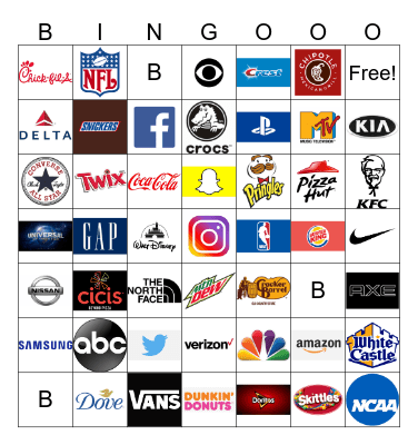 LOGO BINGO! Bingo Card