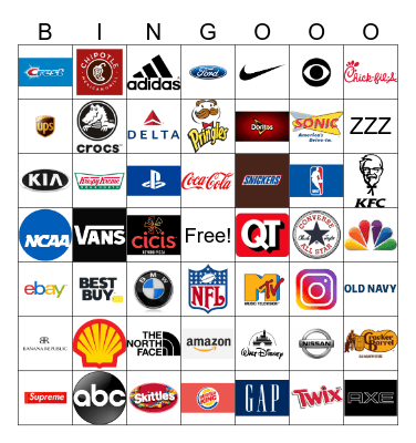 LOGO BINGO! Bingo Card