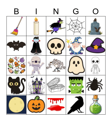 Halloween Bingo Card