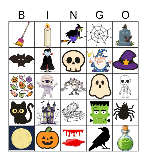 Halloween Bingo Card