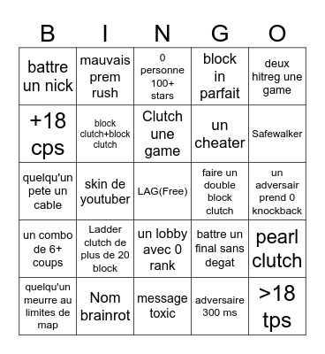 Bingo minecraft Bingo Card