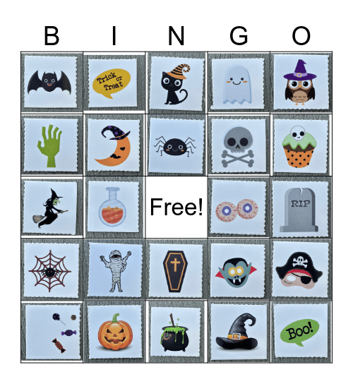 Halloween Bingo Card