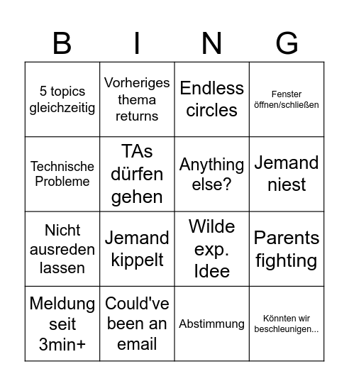 MeetBing Bingo Card