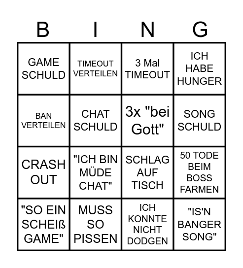 ELDEN RING BINGO Card