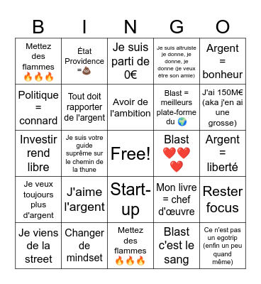 Live A. BOURBON Bingo Card