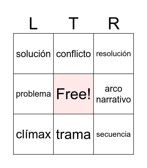 TS 5: Allen Say Bingo Card