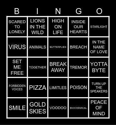 SHOW DO MARTINHO Bingo Card