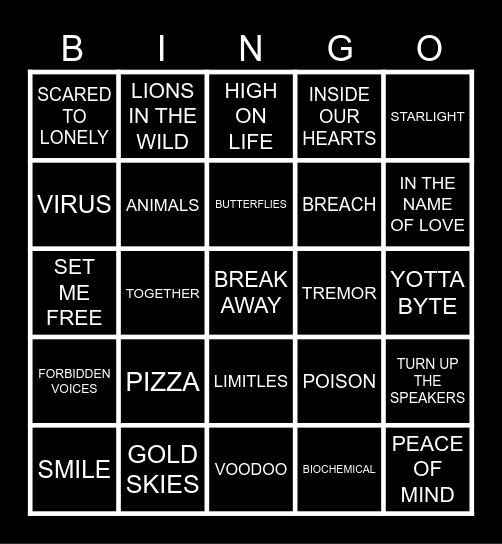 SHOW DO MARTINHO Bingo Card