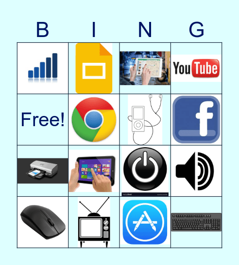 Technology Bingo Card
