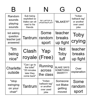 HPE Bingo Card