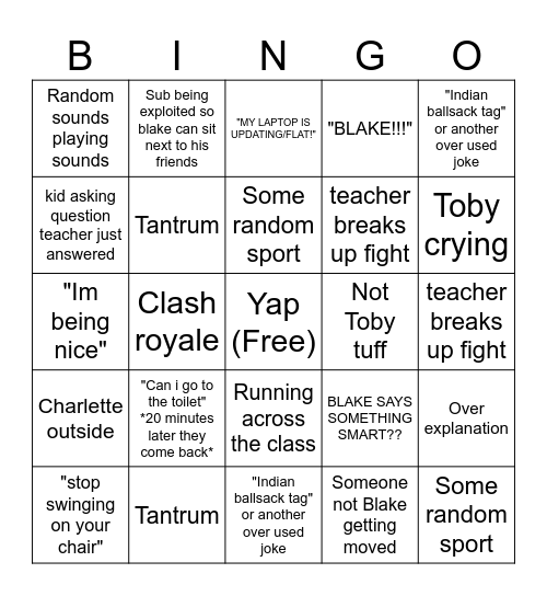 HPE Bingo Card
