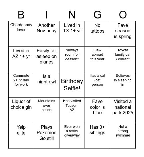 Triple Threat Bingo Card