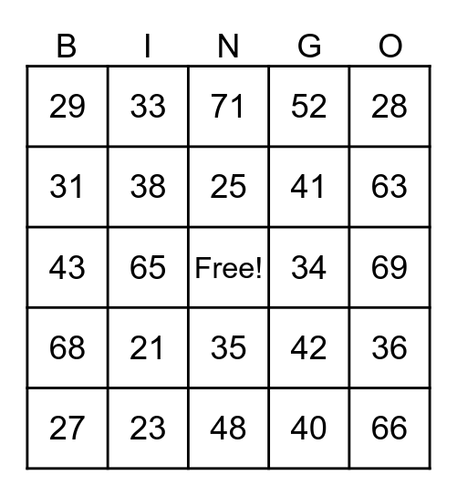 Snap Circuits Bingo Part 2!!! Bingo Card