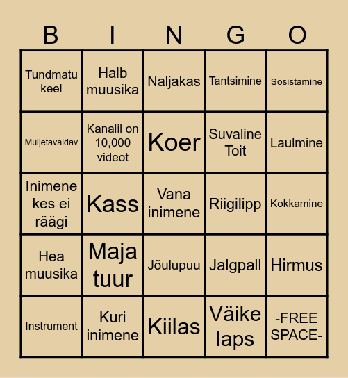 YT no views Bingo Card
