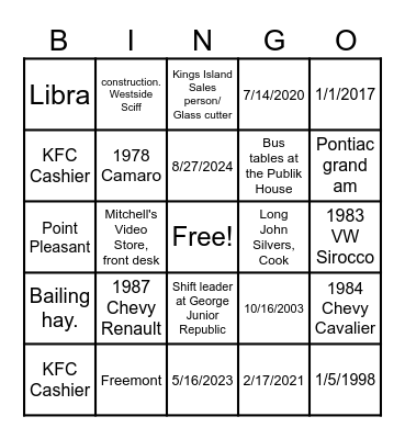 DASCO Ice Breaker Bingo Card