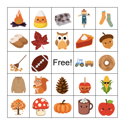 Fall Bingo Card