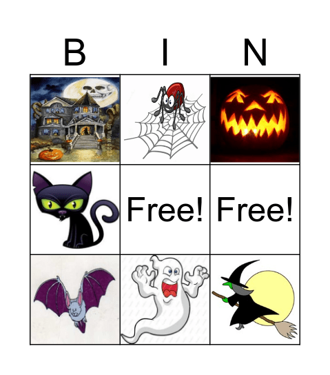 HALLOWEEN Bingo Card