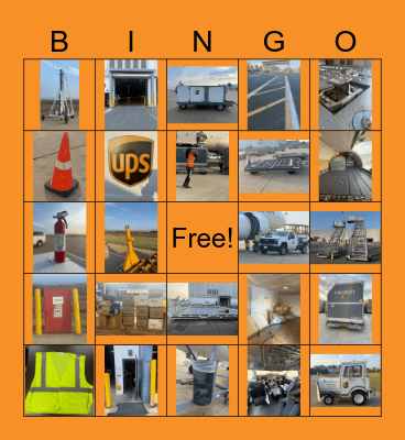 UPS SAFETY FAIR Bingo Card