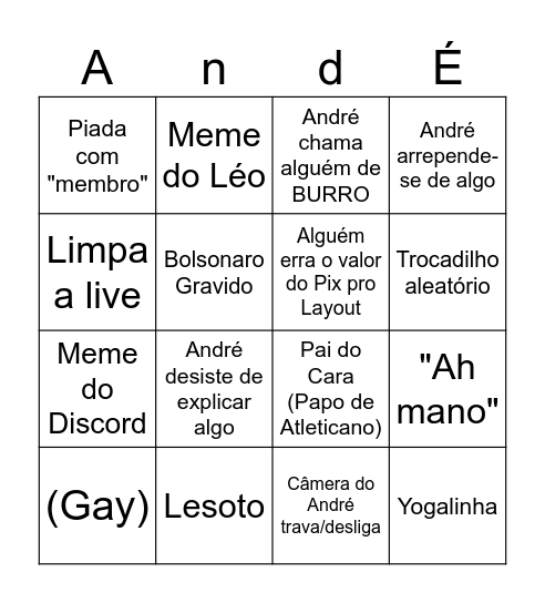 Bingo para lerdos Bingo Card
