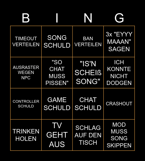 ELDEN RING BINGO Card