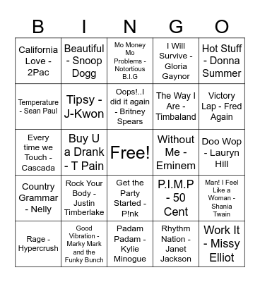 Happy Birthday Tina! Bingo Card