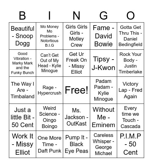 Happy Birthday Tina! Bingo Card