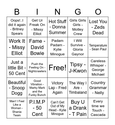 Happy Birthday Tina! Bingo Card