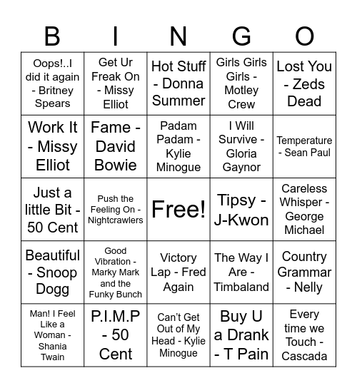Happy Birthday Tina! Bingo Card