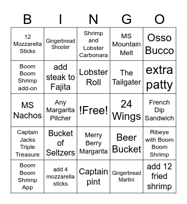 Football LTO BINGO Card