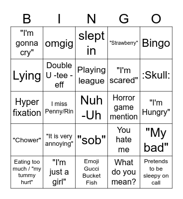 East the west Bingo Card