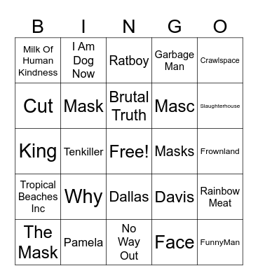 ChatPile Bingo Card