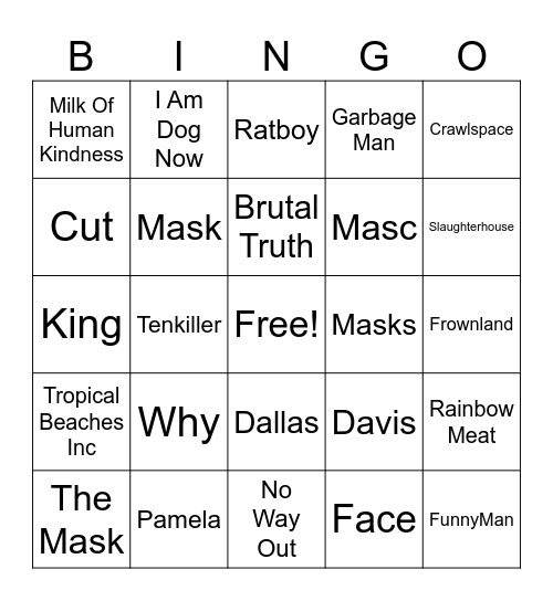 ChatPile Bingo Card
