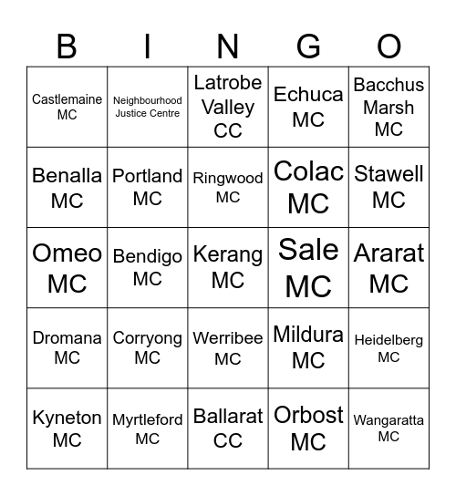 Carmendy, Tasmin and Tom's Court Bingo Card