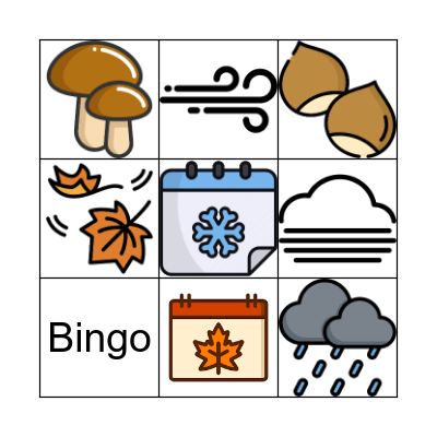 Automne - Bingo Card