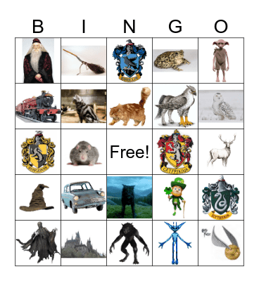 Harry Potter Bingo Card