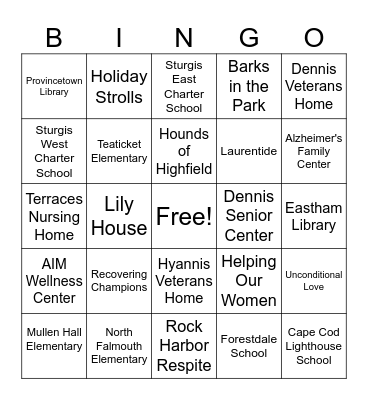 Hearts and Paws Bingo! Bingo Card