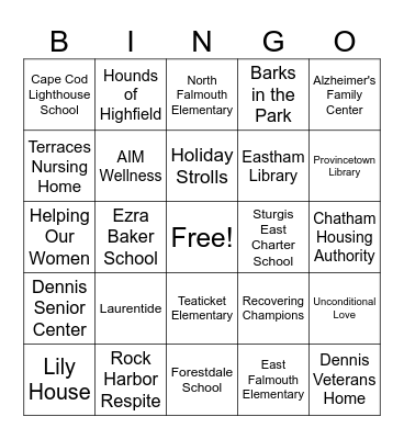 Hearts and Paws Bingo Card