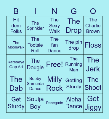Pep Bingo Card