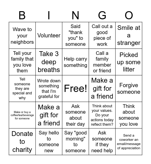 RAK Health Bingo Card 2 Bingo Card