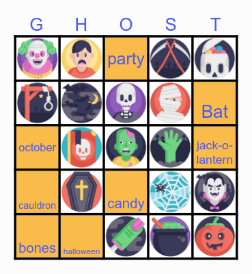 HALLOWEEN BINGO Card
