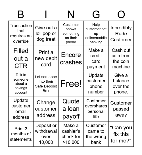 ARVEST Bingo Card