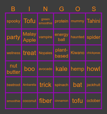NAT BINGO 1ST PLACE Bingo Card