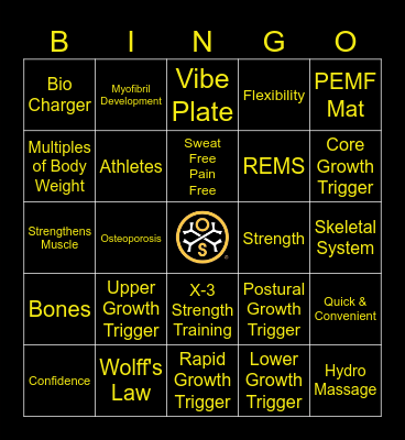 Thankful & Strong: The Science of Osteostrong Bingo Card