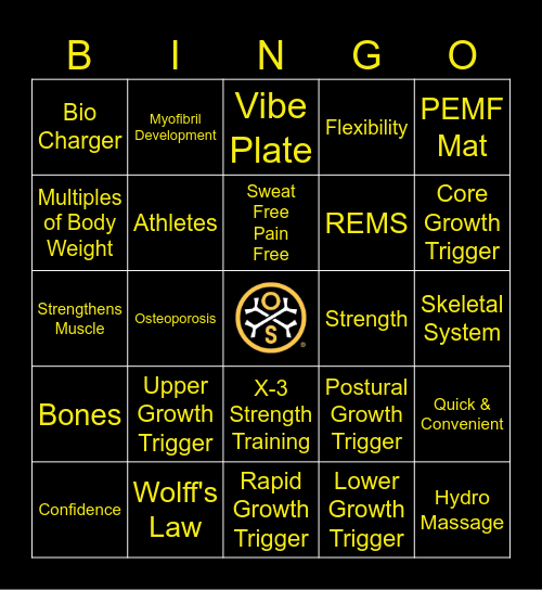 Thankful & Strong: The Science of Osteostrong Bingo Card
