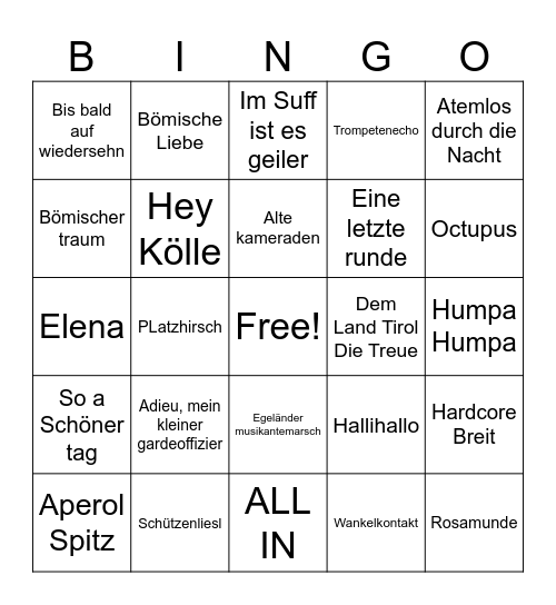 Aprestober Bingo Card