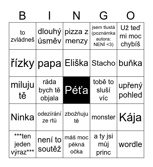 Leuška 🩵 Bingo Card
